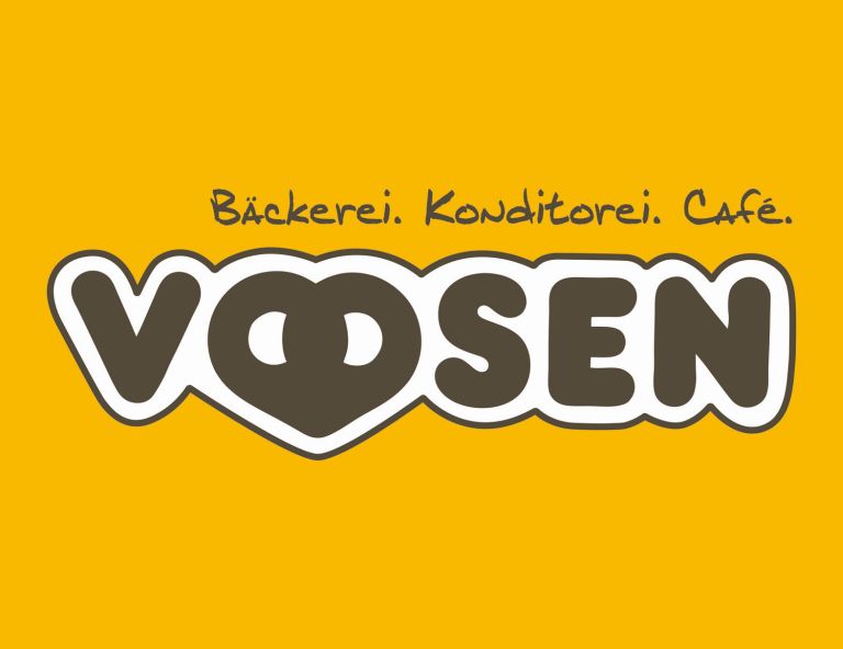 Werbeplakat der Bäckerei Voosen in Pulheim